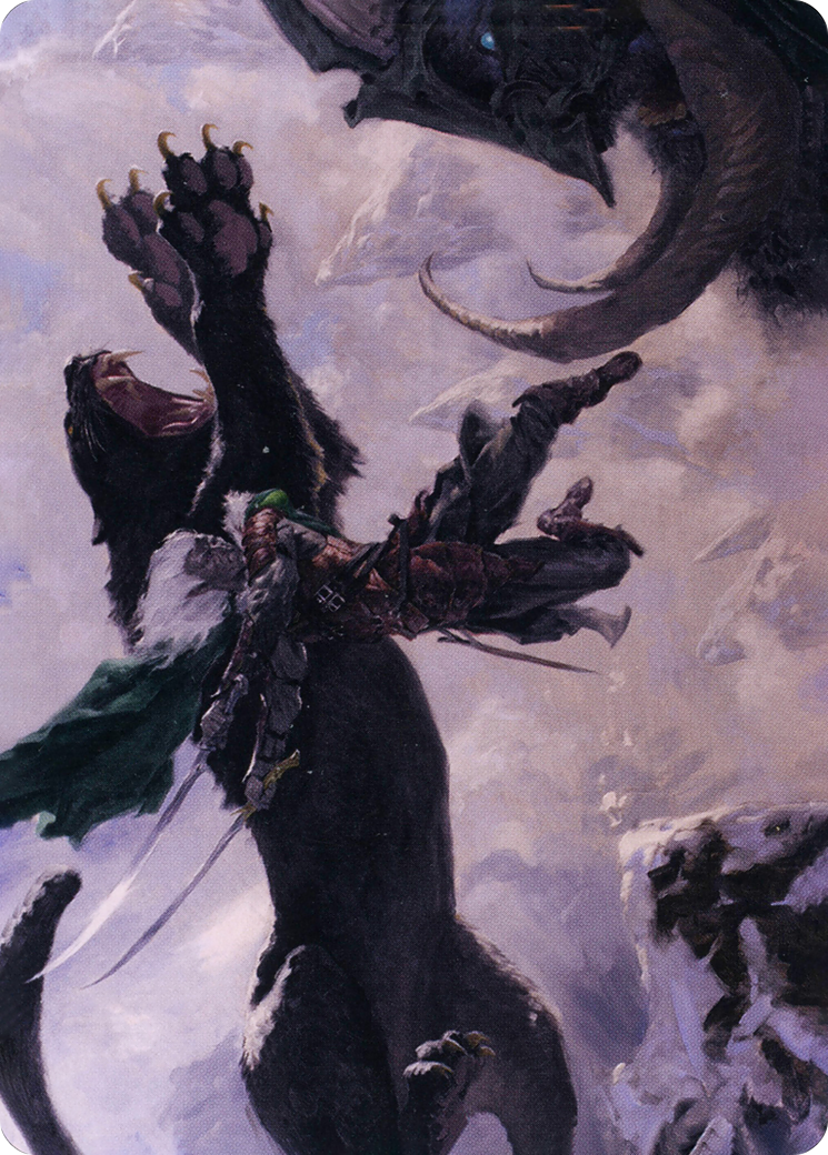 Drizzt Do'Urden // Drizzt Do'Urden (AAFR-052) - Adventures in the Forgotten Realms Art Series (Borderless) Foil-1