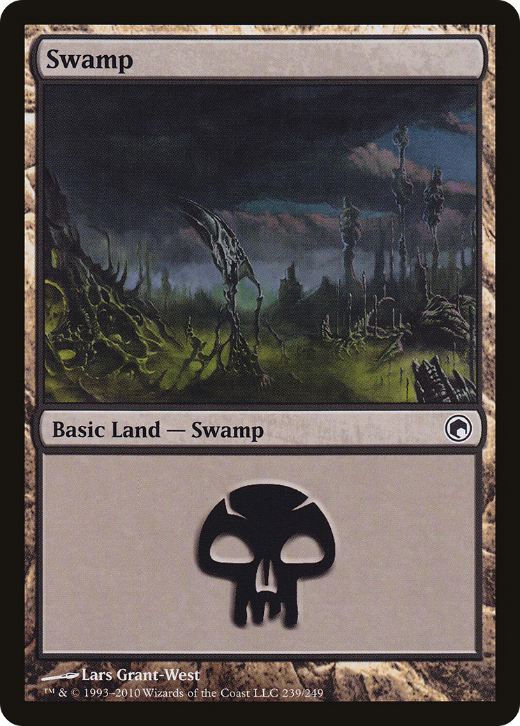Swamp (239) [Scars of Mirrodin]-1