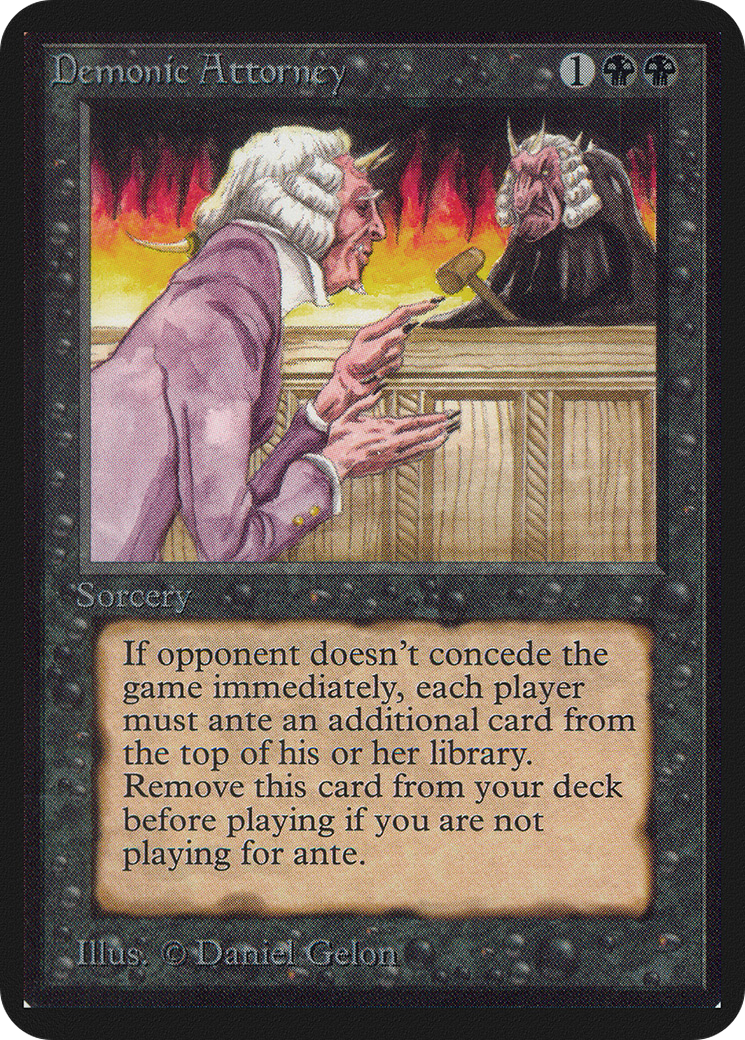 Demonic Attorney (LEA-) - Limited Edition Alpha-1