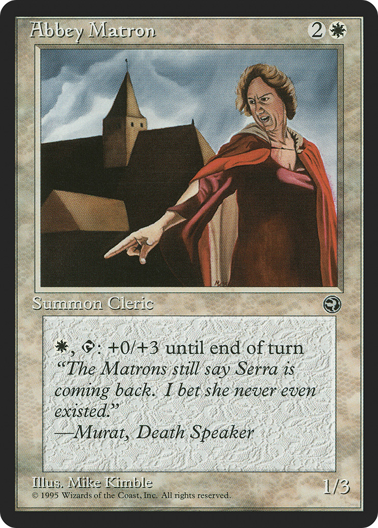 Abbey Matron (Murat Flavor Text) [Homelands]-1