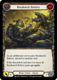 Breakneck Battery (Red) [U-WTR011] (Welcome to Rathe Unlimited)  Unlimited Rainbow Foil-2