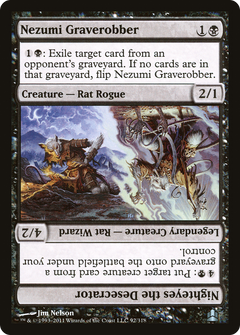 Nezumi Graverobber // Nighteyes the Desecrator [Commander 2011]-1