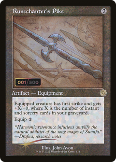 Runechanter's Pike (Retro Schematic) (Serial Numbered 178/500) [The Brothers' War Retro Artifacts]-3