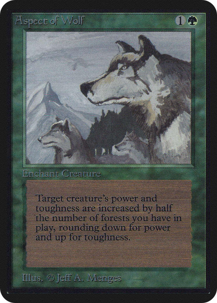 Aspect of Wolf (LEA-) - Limited Edition Alpha-1