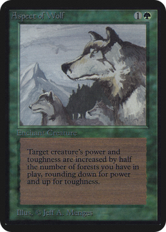 Aspect of Wolf (LEA-) - Limited Edition Alpha-1