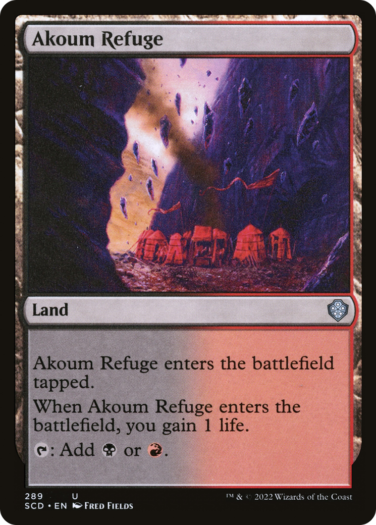Akoum Refuge [Starter Commander Decks]-1