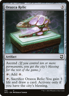 Orazca Relic [Dungeons & Dragons: Adventures in the Forgotten Realms Commander]-1