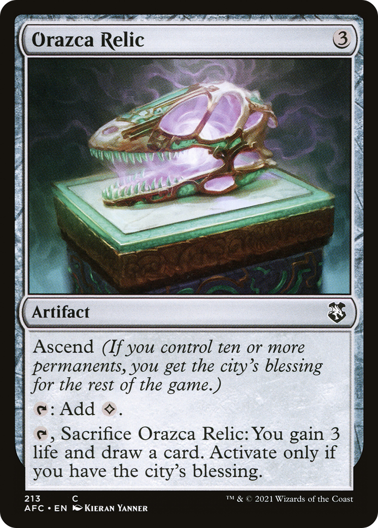 Orazca Relic [Dungeons & Dragons: Adventures in the Forgotten Realms Commander]-1