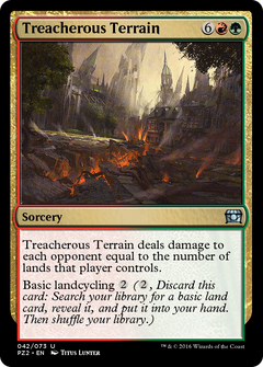Treacherous Terrain (PZ2-042) - Treasure Chest Foil-1