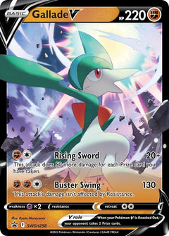 Gallade V (SWSH258) [Sword & Shield: Black Star Promos]-1