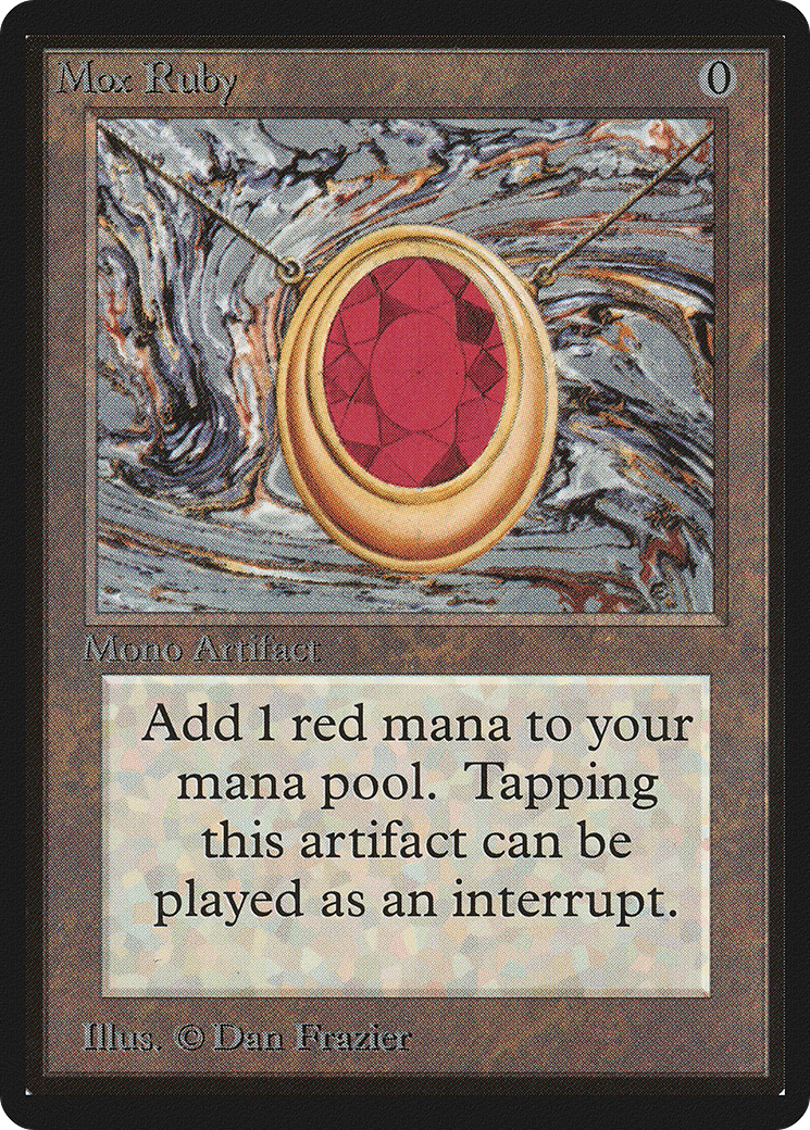Mox Ruby (LEB-) - Limited Edition Beta-1