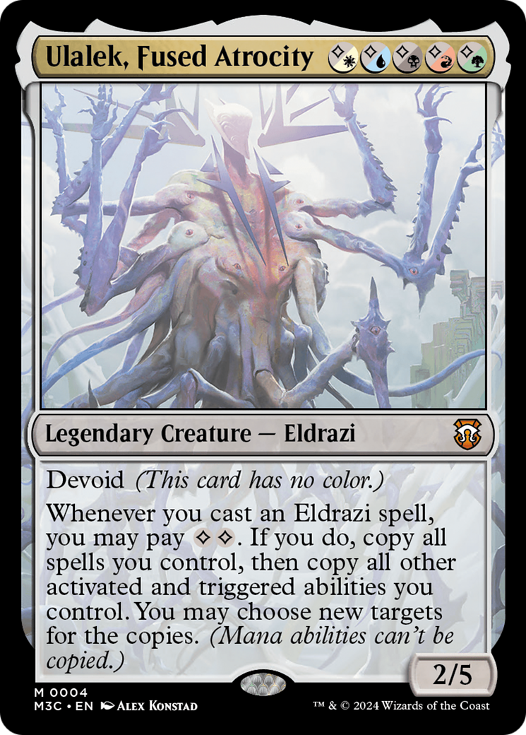 Ulalek, Fused Atrocity (M3C-004) - Modern Horizons 3 Commander: (devoid) Foil-1