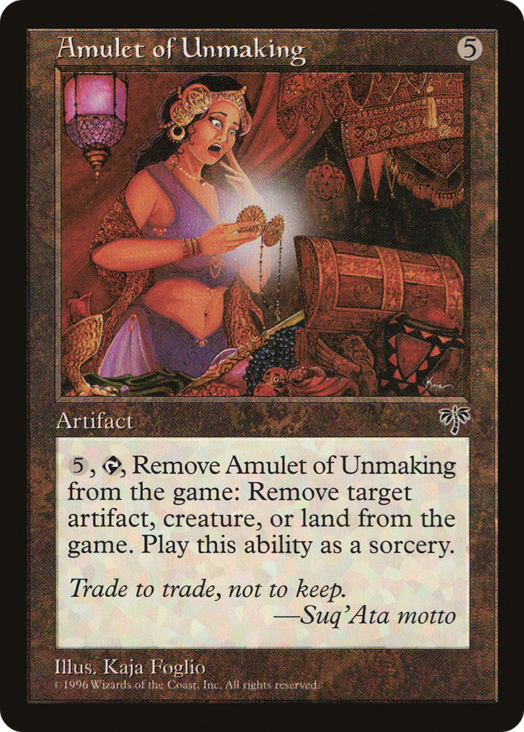Amulet of Unmaking [Mirage]-1