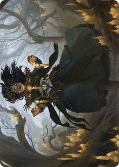 Candlegrove Witch // Candlegrove Witch (AMID-015) - Midnight Hunt Art Series (Borderless)-3