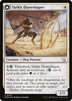 Tarkir Duneshaper // Burnished Dunestomper [March of the Machine]-3