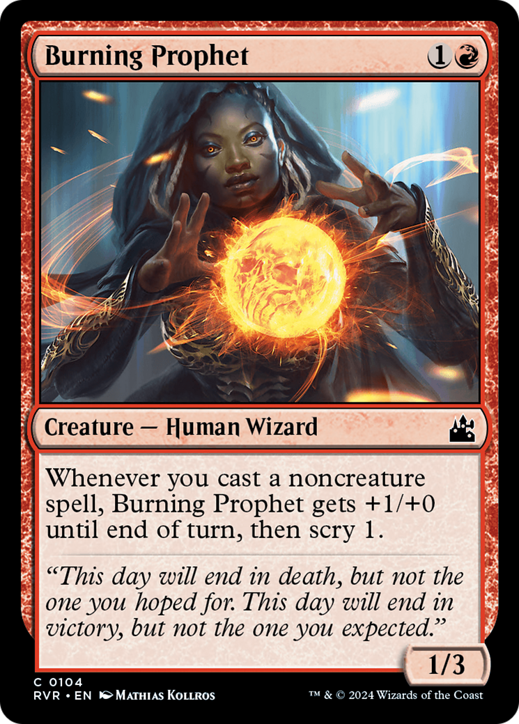 Burning Prophet [Ravnica Remastered]-1