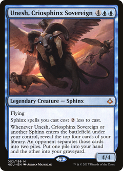 Unesh, Criosphinx Sovereign (HOU-052) - Hour of Devastation Foil-1