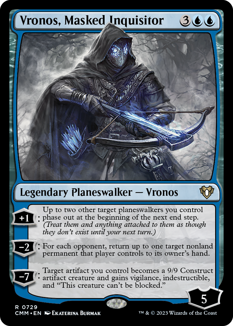 Vronos, Masked Inquisitor (CMM-729) - Commander Masters-1