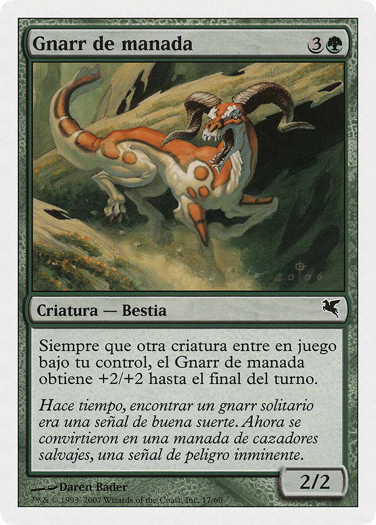 Herd Gnarr (Spanish) - "Gnarr de manada" (PSAL-J17) - Salvat 2005-1
