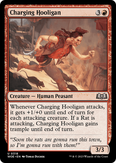 Charging Hooligan [Wilds of Eldraine]-1