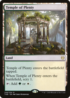 Temple of Plenty (Promo Pack) [Theros Beyond Death Promos]-1