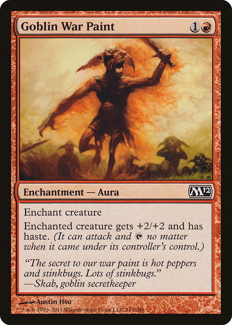 Goblin War Paint [Magic 2012]-1
