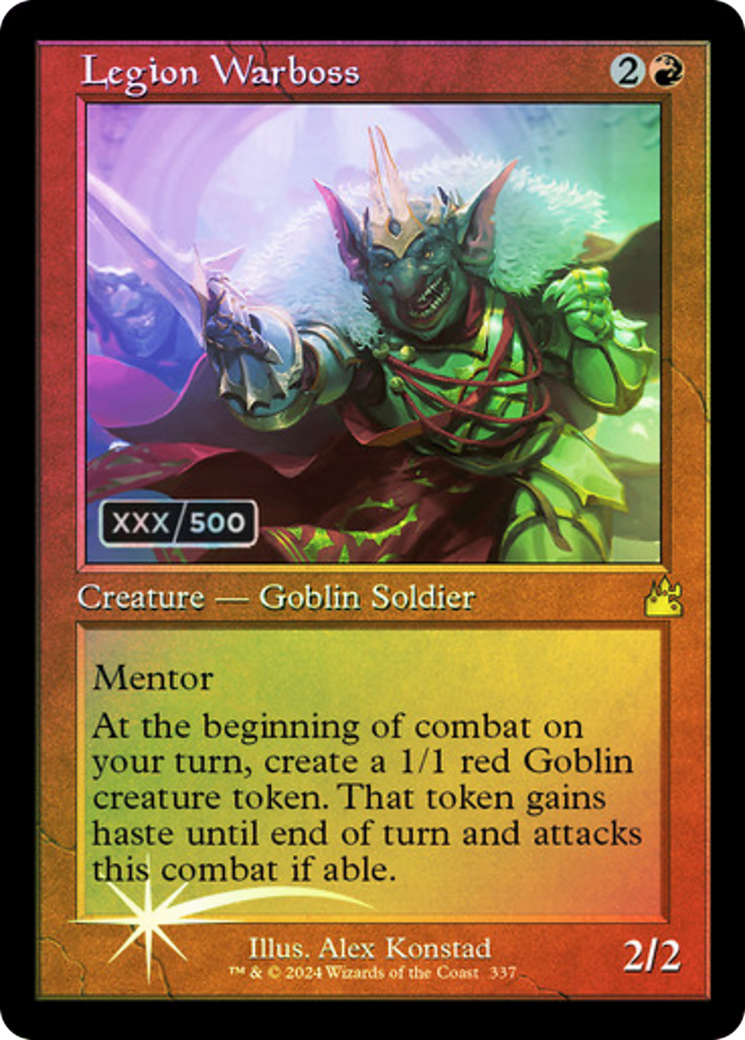 Legion Warboss (Retro) (Serialized) [Ravnica Remastered]-1