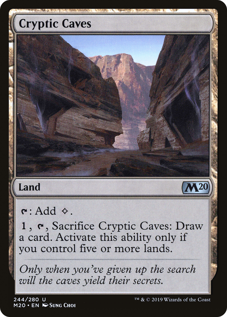 Cryptic Caves [Core Set 2020]-1