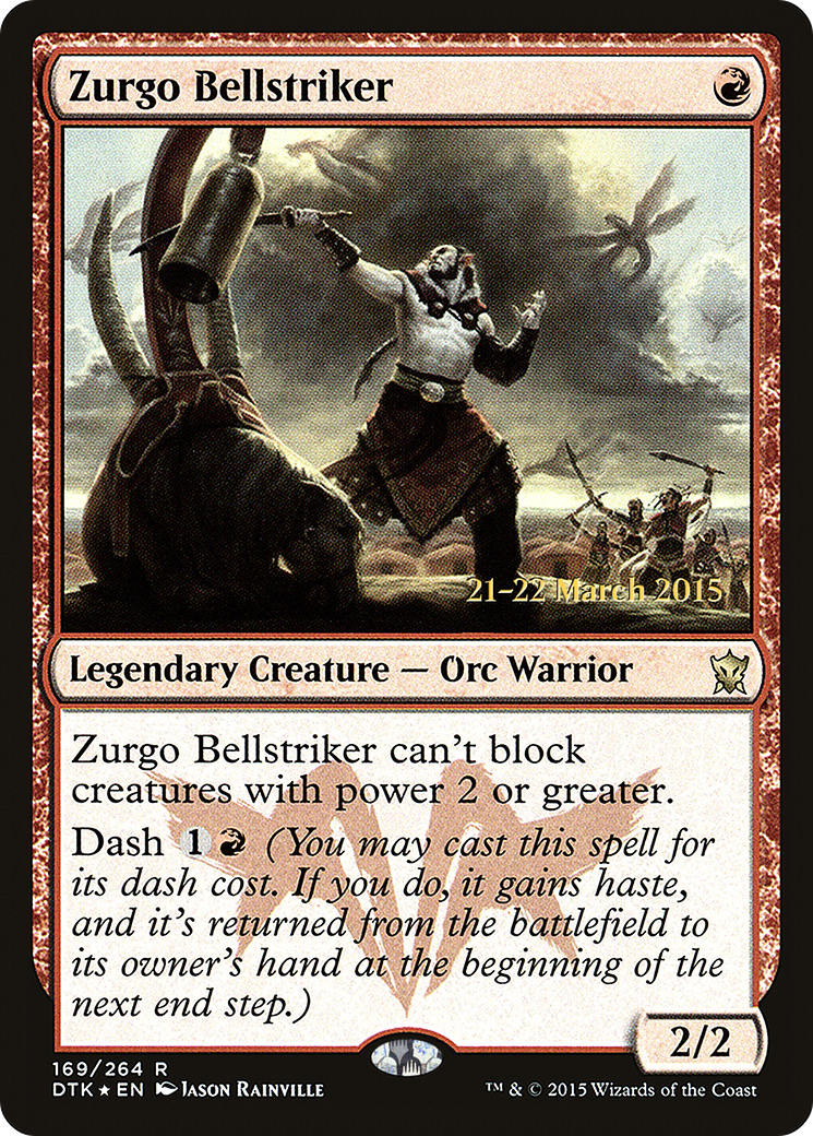 Zurgo Bellstriker (PRE-169) - Dragons of Tarkir Promos Foil-1