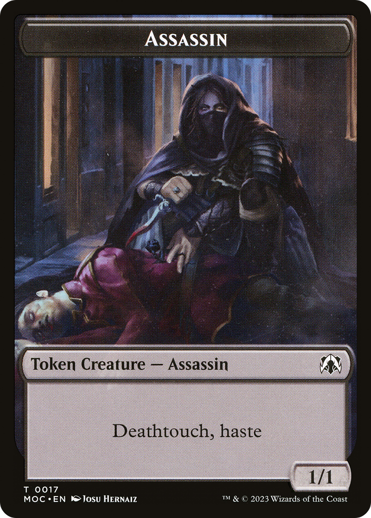 Assassin (TMOC-017) - March of the Machine Commander Tokens-1