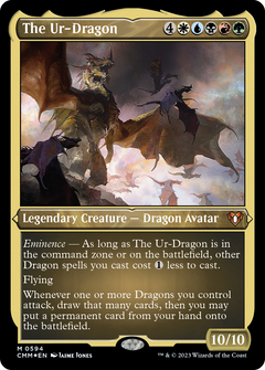 The Ur-Dragon (CMM-594) - Commander Masters Etched Foil-1