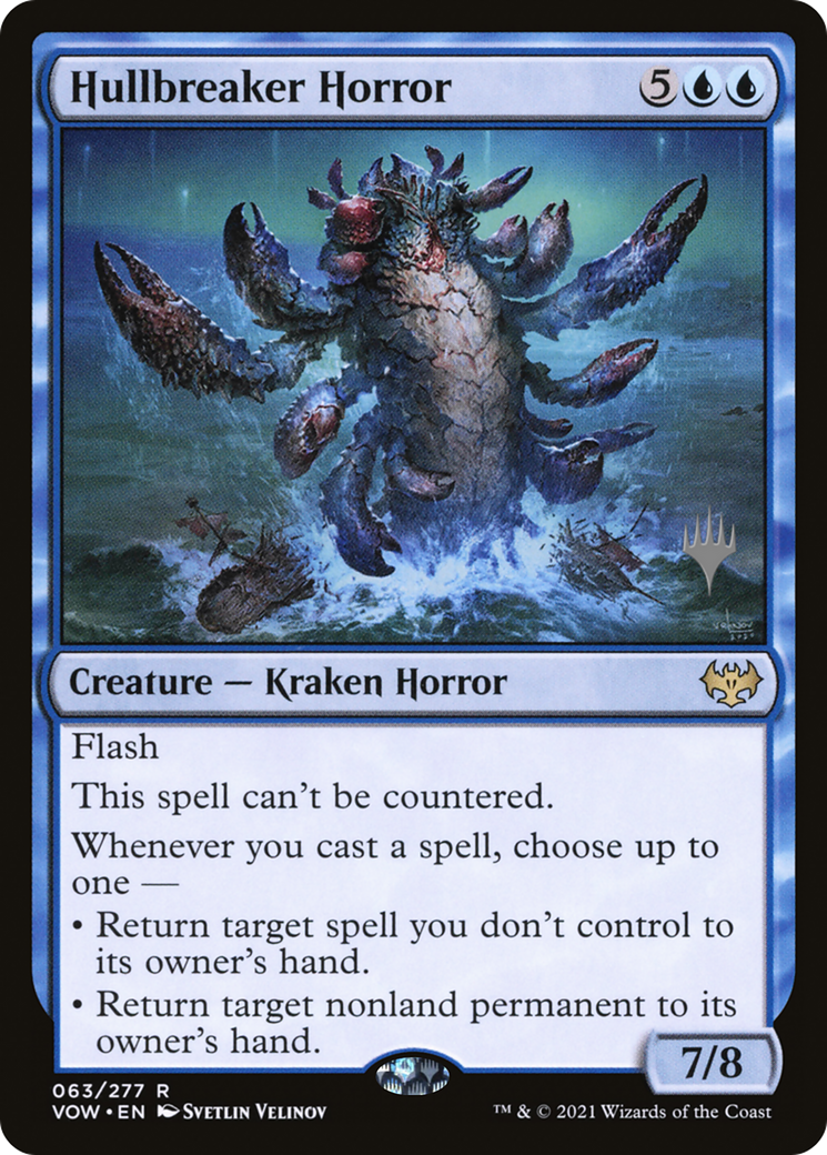 Hullbreaker Horror (PVOW-63P) - Innistrad: Crimson Vow Promos-1