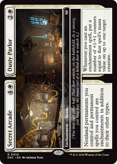 Secret Arcade // Dusty Parlor [Duskmourn: House of Horror Commander]-1