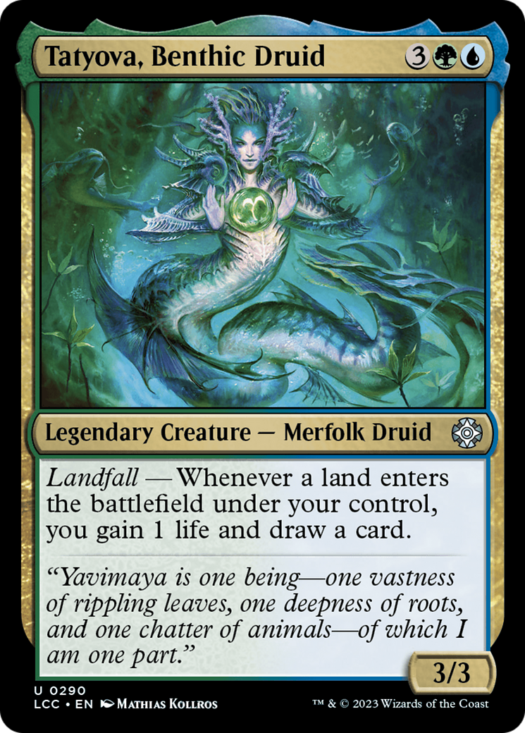 Tatyova, Benthic Druid [The Lost Caverns of Ixalan Commander]-1