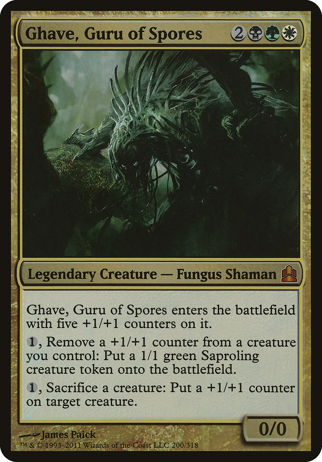 Ghave, Guru of Spores (Oversized) [Commander 2011 Oversized]-1