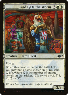 _____ Bird Gets the Worm (Galaxy Foil) (UNF-291) - Unfinity Foil-1