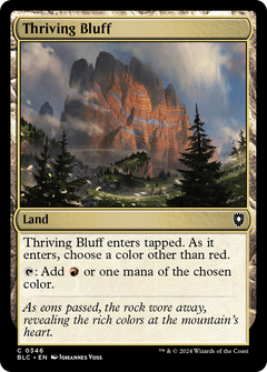 Thriving Bluff [Bloomburrow Commander]-1