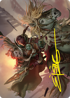 Éomer of the Riddermark // Éomer of the Riddermark (ALTR-009) - Tales of Middle-earth Art Series (Borderless) Foil-1