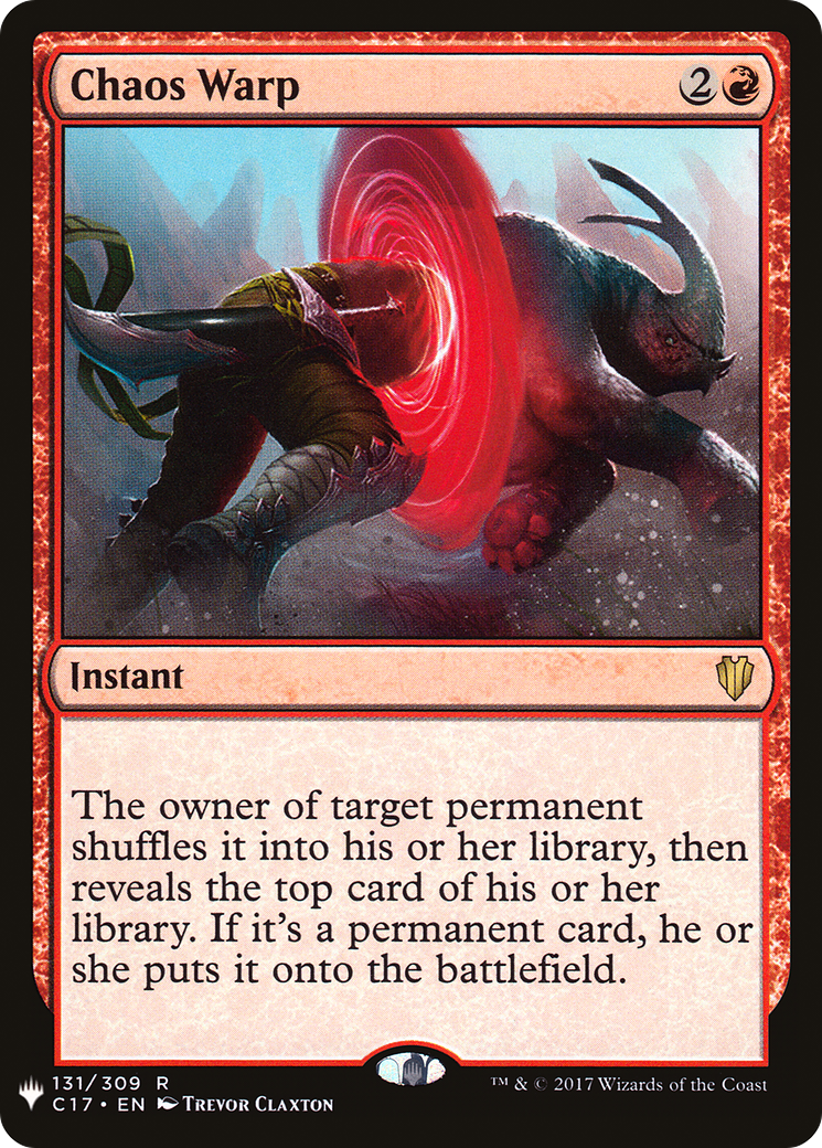 Chaos Warp (C17) [The List]-1