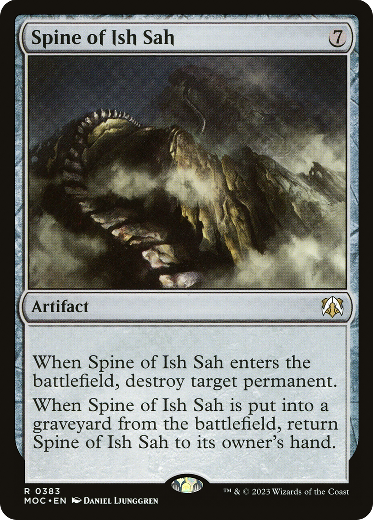 Spine of Ish Sah [March of the Machine Commander]-1
