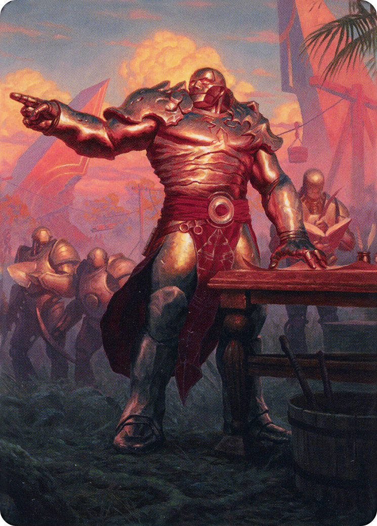 Karn, Living Legacy // Karn, Living Legacy (ADMU-001) - Dominaria United Art Series (Borderless) Foil-1