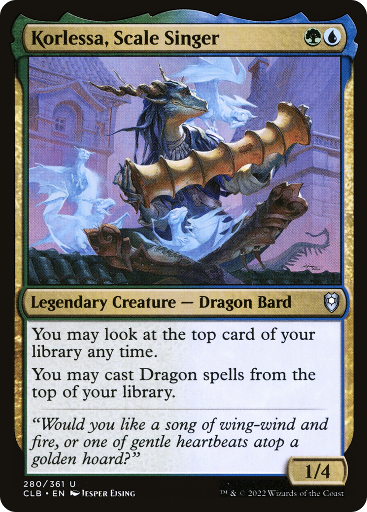 Korlessa, Scale Singer [Commander Legends: Battle for Baldur's Gate]-1