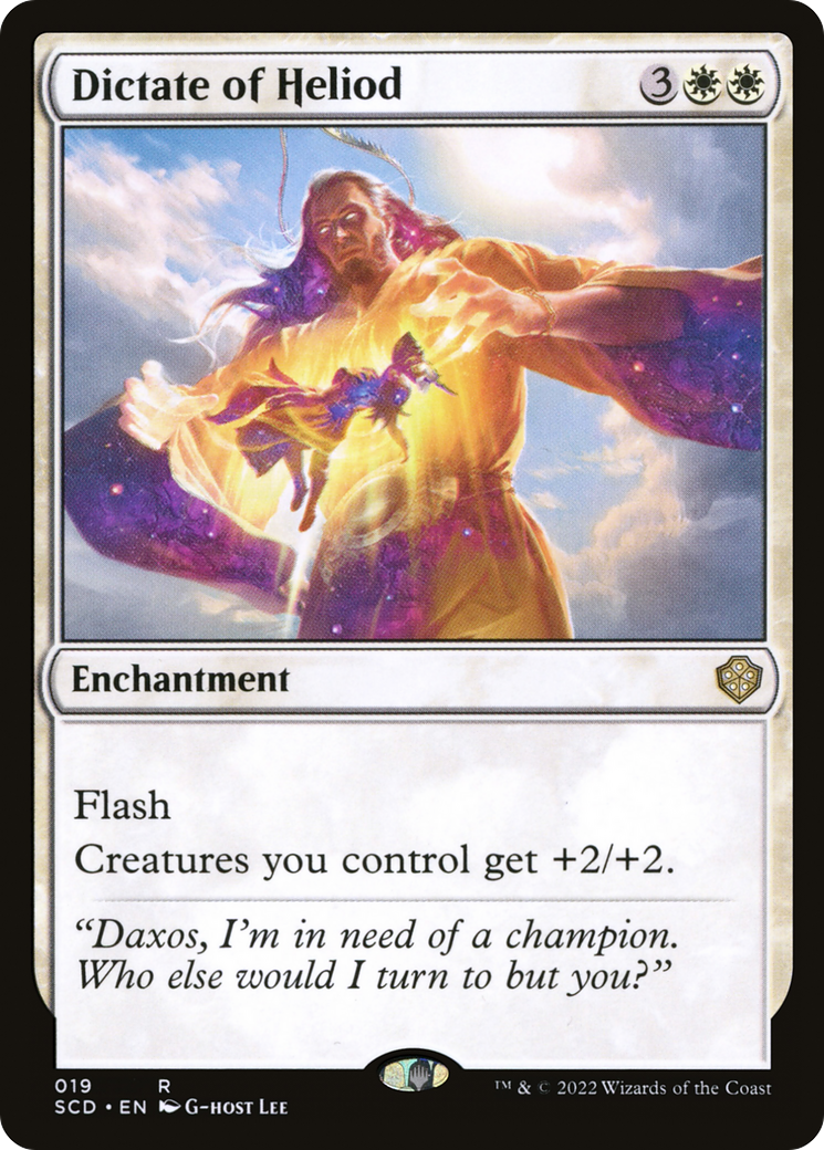 Dictate of Heliod [Starter Commander Decks]-1