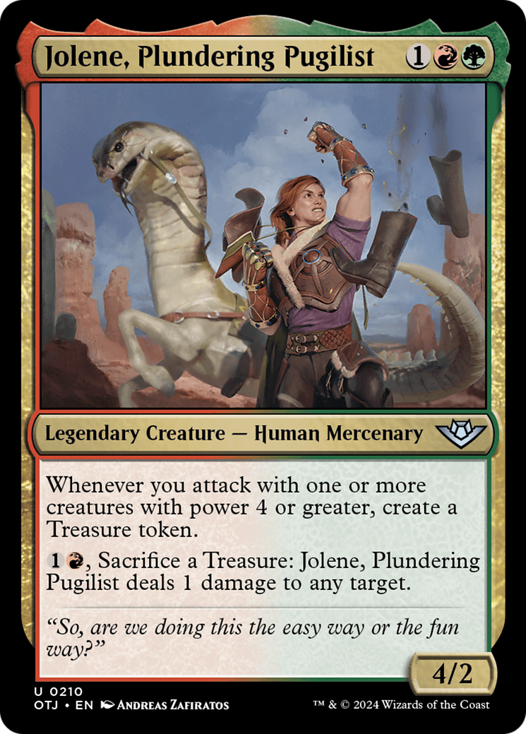 Jolene, Plundering Pugilist [Outlaws of Thunder Junction]-1