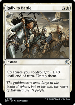 Rally to Battle [Ravnica: Clue Edition]-1