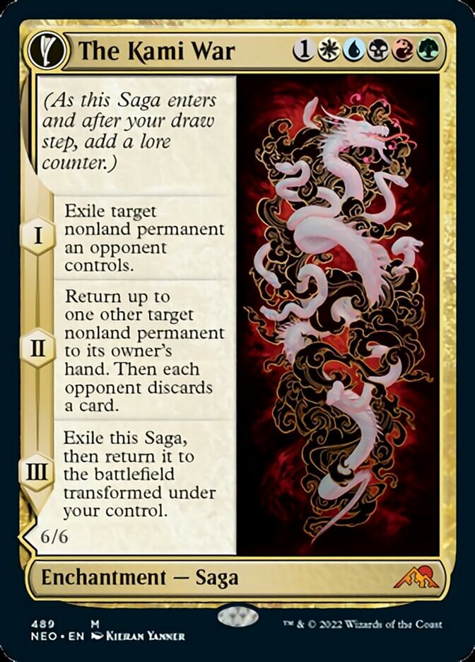 The Kami War // O-Kagachi Made Manifest (Extended Art) [Kamigawa: Neon Dynasty]-1