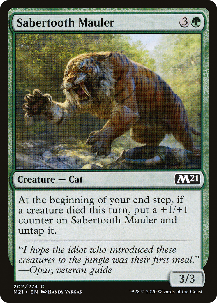 Sabertooth Mauler [Core Set 2021]-1