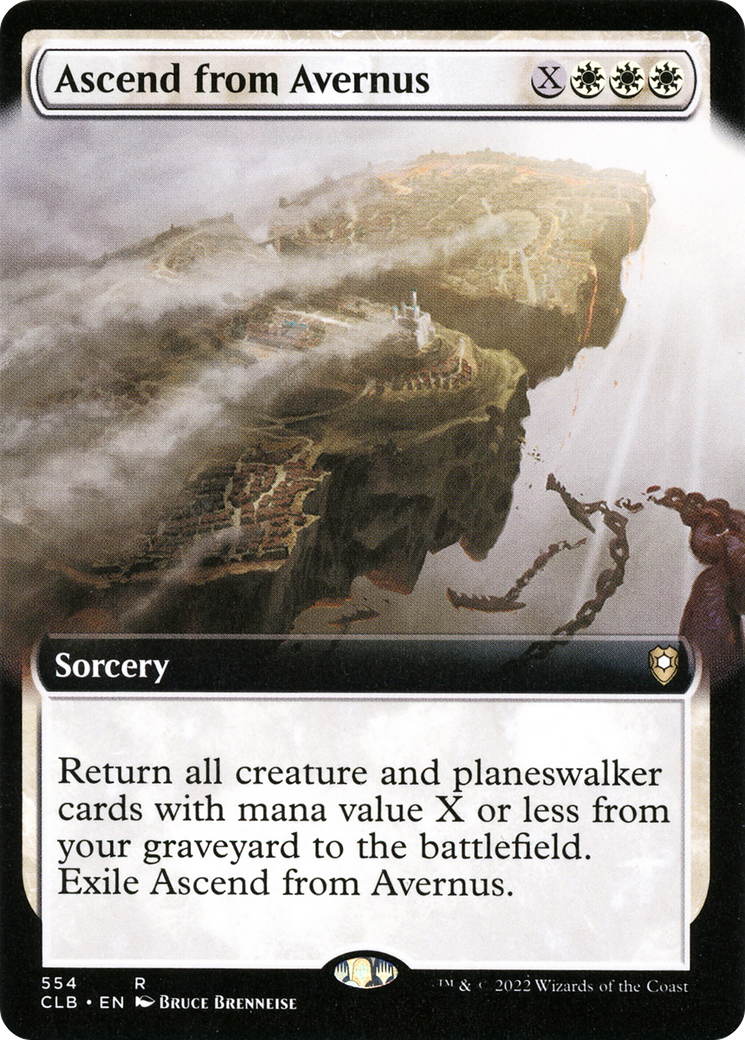 Ascend from Avernus (Extended Art) [Commander Legends: Battle for Baldur's Gate]-1