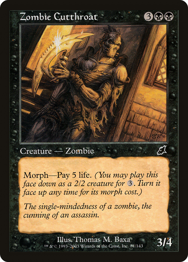 Zombie Cutthroat (SCG-081) - Scourge-1