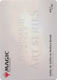 Jodah, the Unifier // Jodah, the Unifier (ADMU-049) - Dominaria United Art Series (Borderless) Foil-2